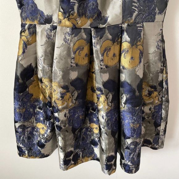 Modcloth Louche Cosima Dress Jacquard Fit & Flare Sz 10 - Picture 4 of 9